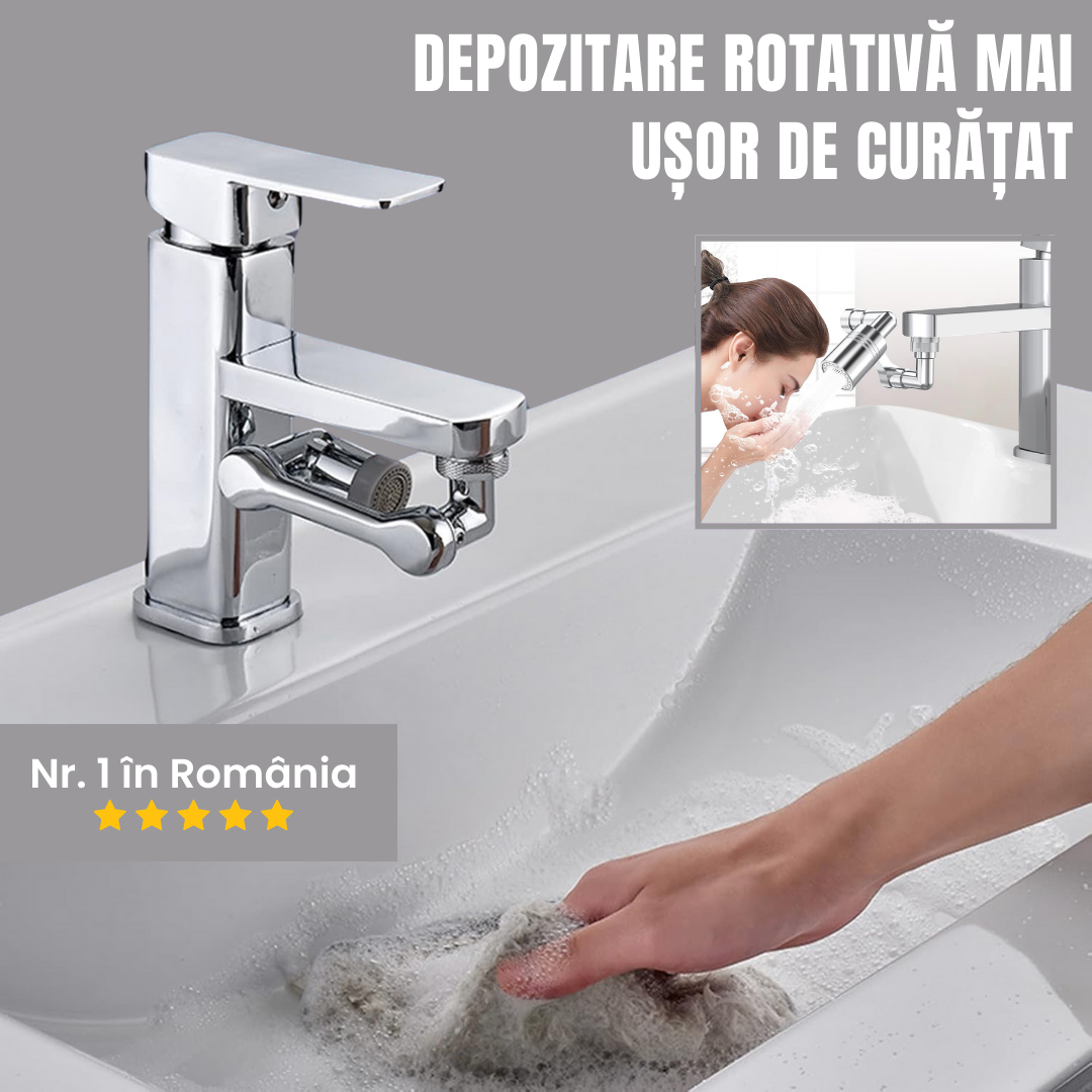 Robinet rotativ din plastic 1080 2x1