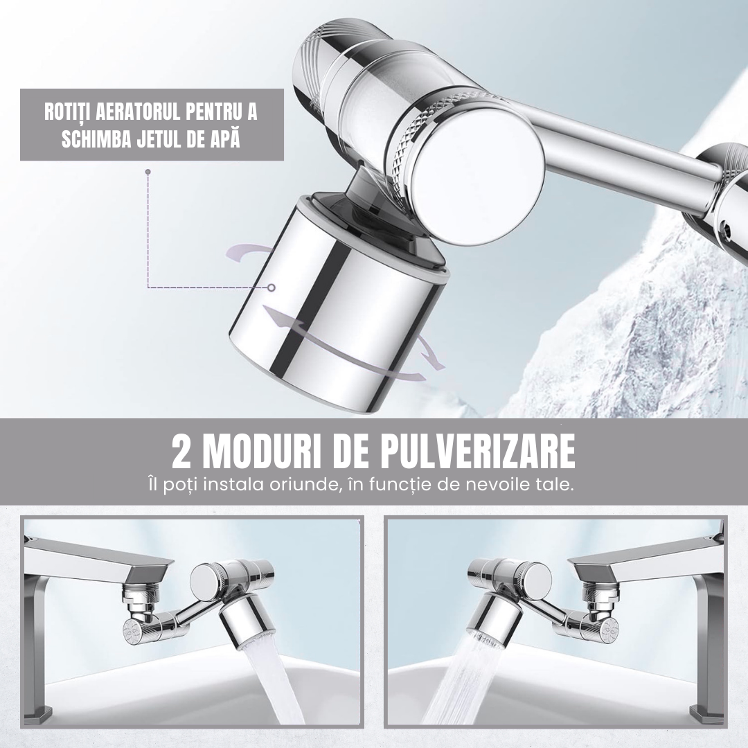 Robinet rotativ din plastic 1080 2x1