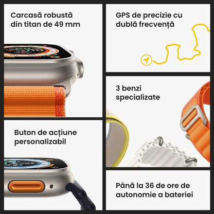 Smartwatch Ultra Pro cu +2 curele GRATUITE