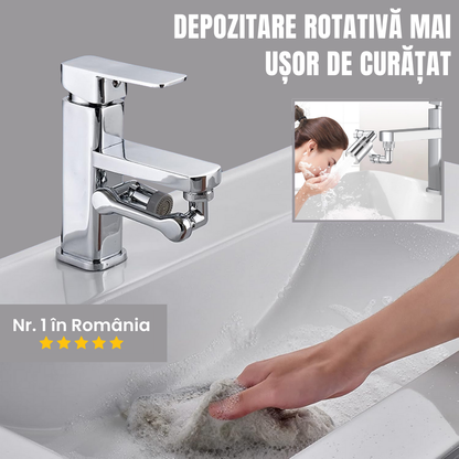 Robinet rotativ din plastic 1080 2x1
