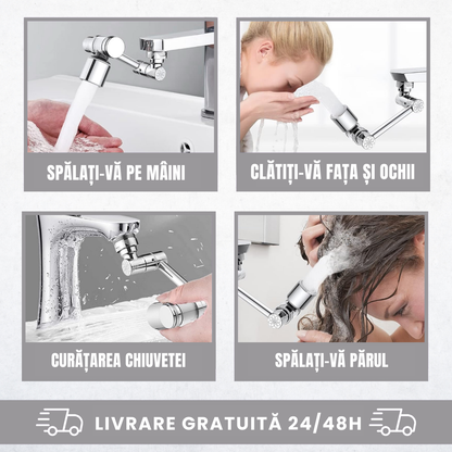 Robinet rotativ din plastic 1080 2x1