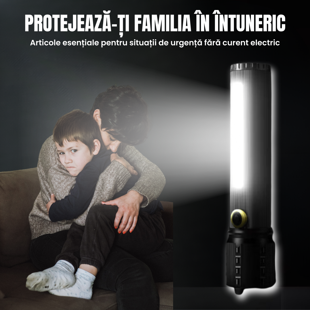 Lanternă tactică cu LED
